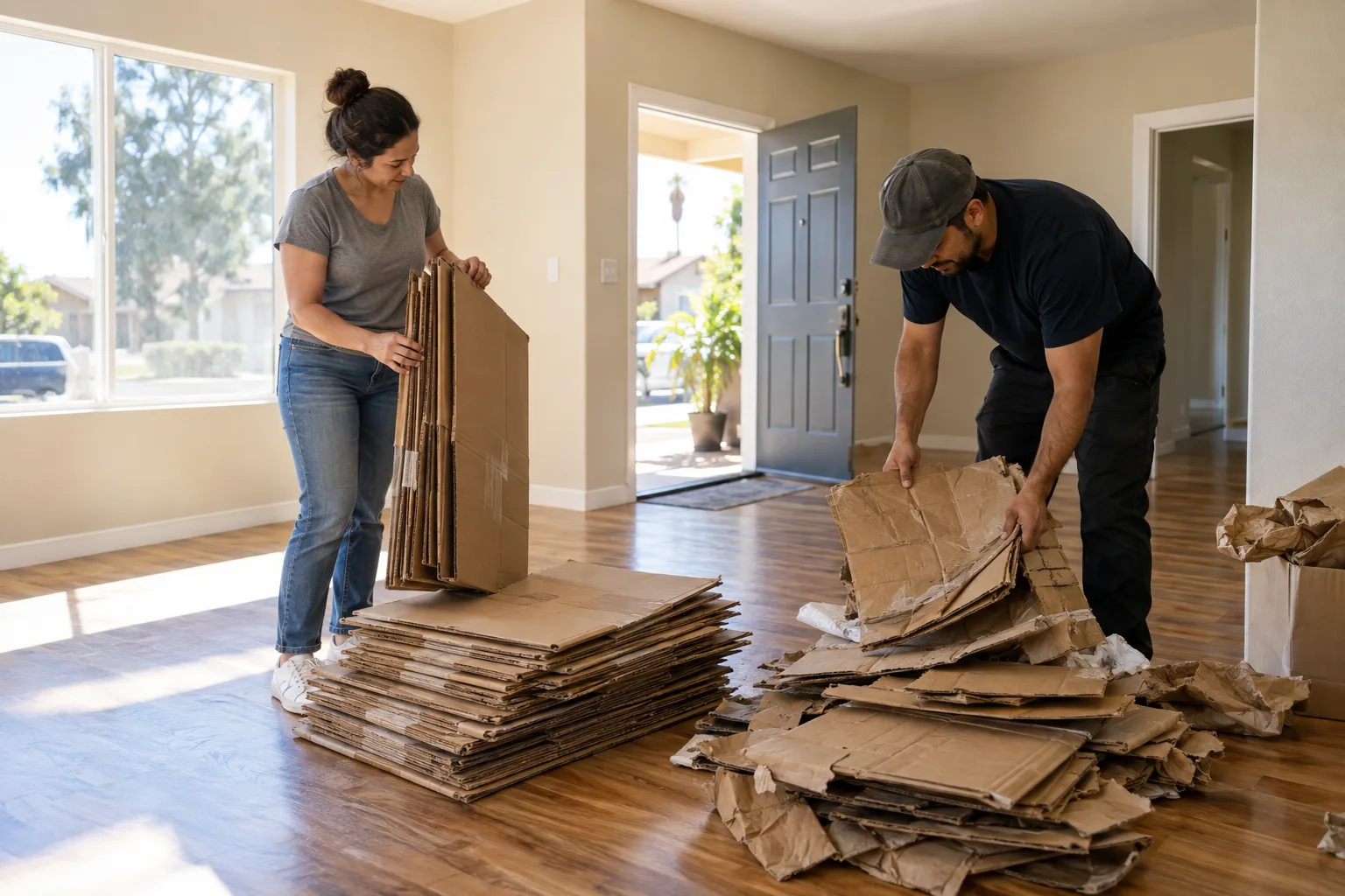 Moving Box Pickup service scene